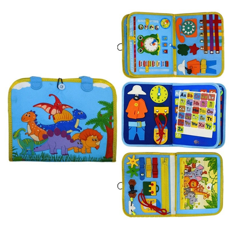 Felt Busy Board for Kids Fine Motor Skills