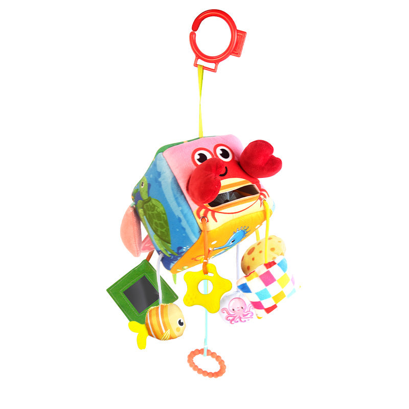 Baby Stroller Hanging Fabric Pull-Tissue Sensory Toy