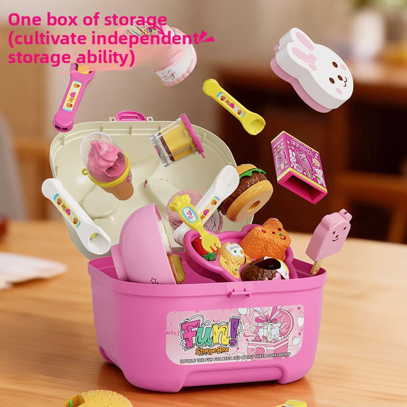 Pudding Feeding Pretend Play Toy Set