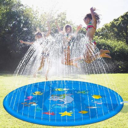 Dive into Delight: The Ultimate Outdoor Inflatable Kids Sprinkler Play Pad – 10X the Fun, 10X the Cool! 🌊☀️