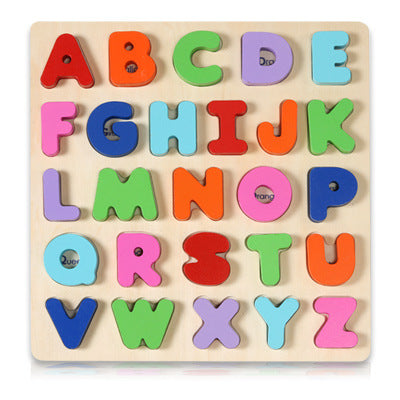 Wooden Alphabet & Number Matching Board – Language Options