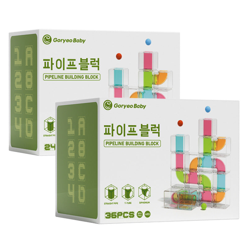 Creative Pipe Building Blocks – 24 or 36 Pieces