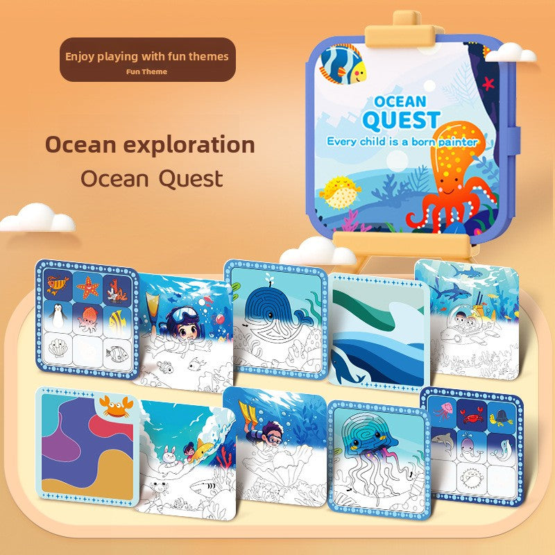 Reusable Water Drawing Book for Kids