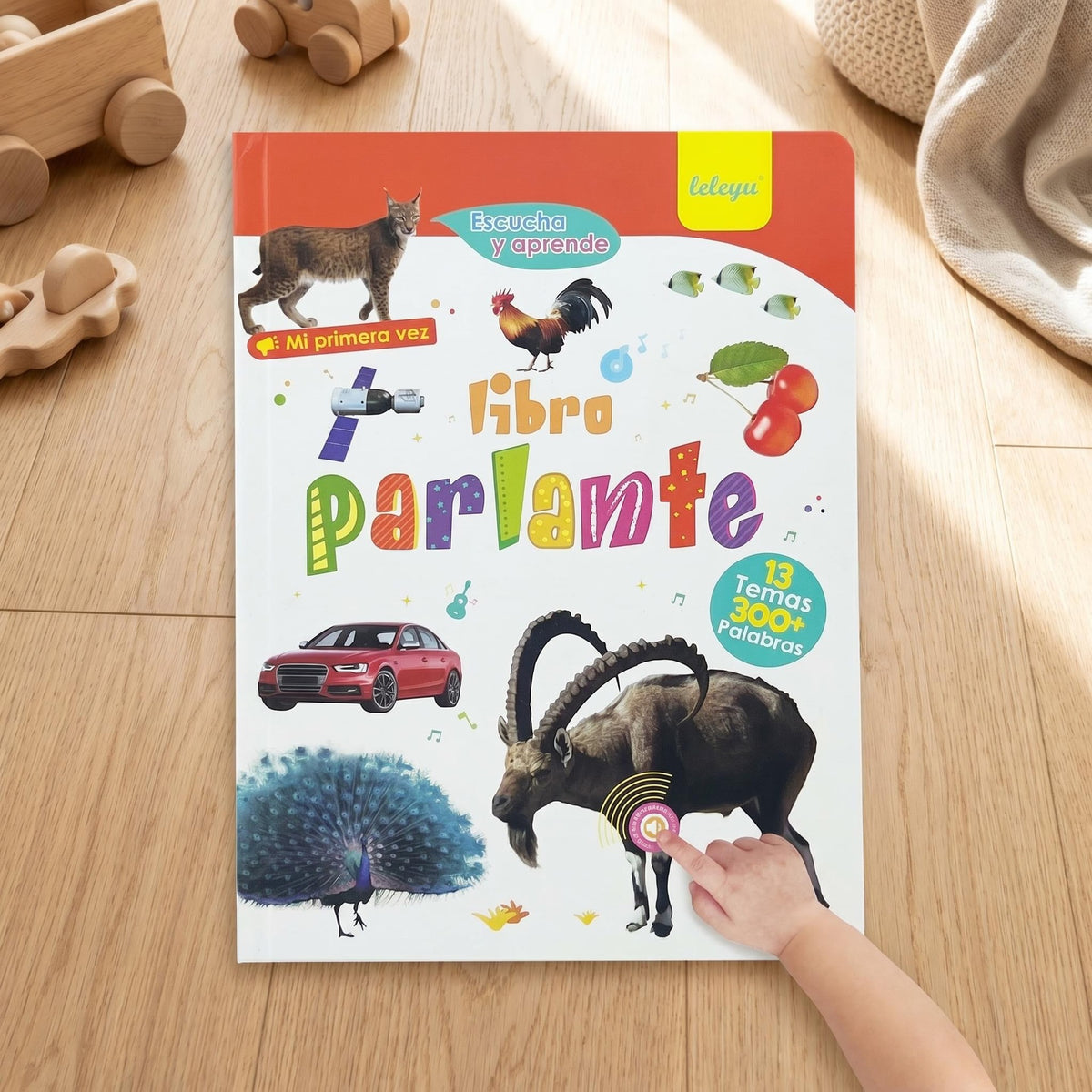 Spanish-English Bilingual Interactive Learning Book for Children