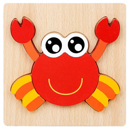 Wooden 3D Puzzle Educational Toy