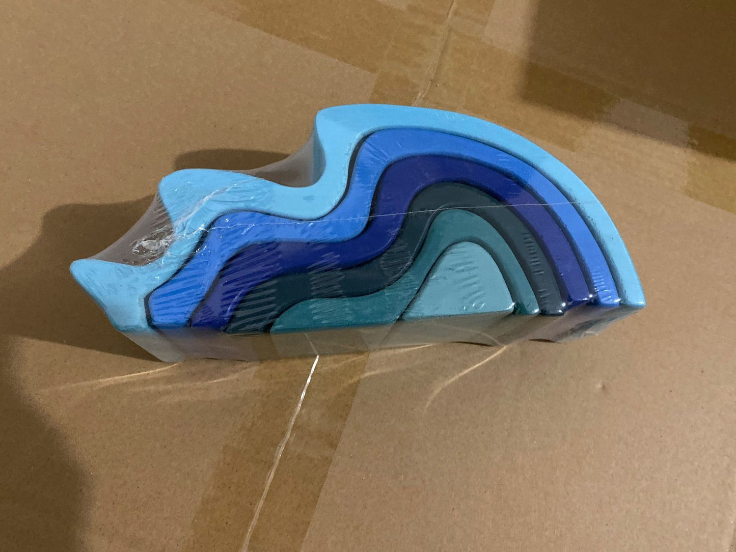 The 33-Inch Mega Rainbow: 12-Pc New Zealand Pine Arch Set for Endless Architectural Discovery