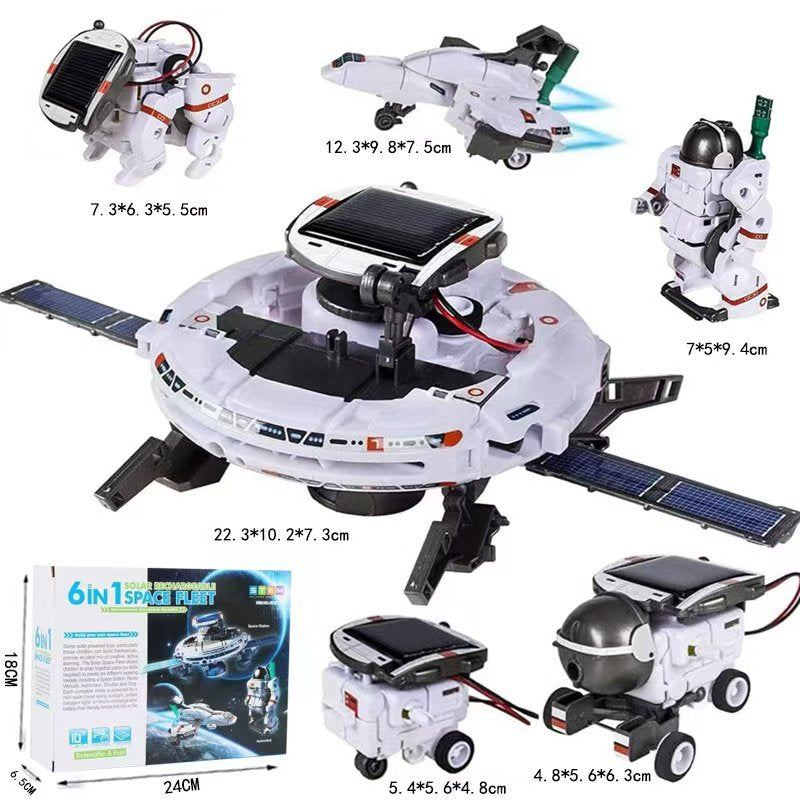 6-in-1 Solar Robot Kit for Kids 6 in 1