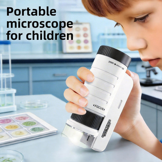 Portable Handheld Microscope for Kids