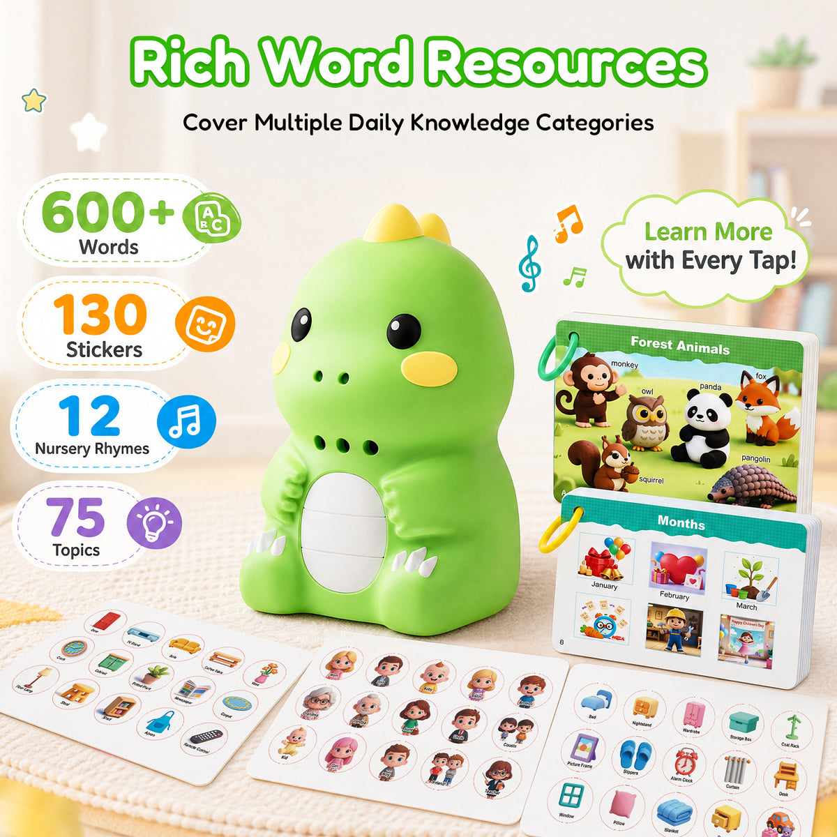 Bilingual Dinosaur English Reading Pen