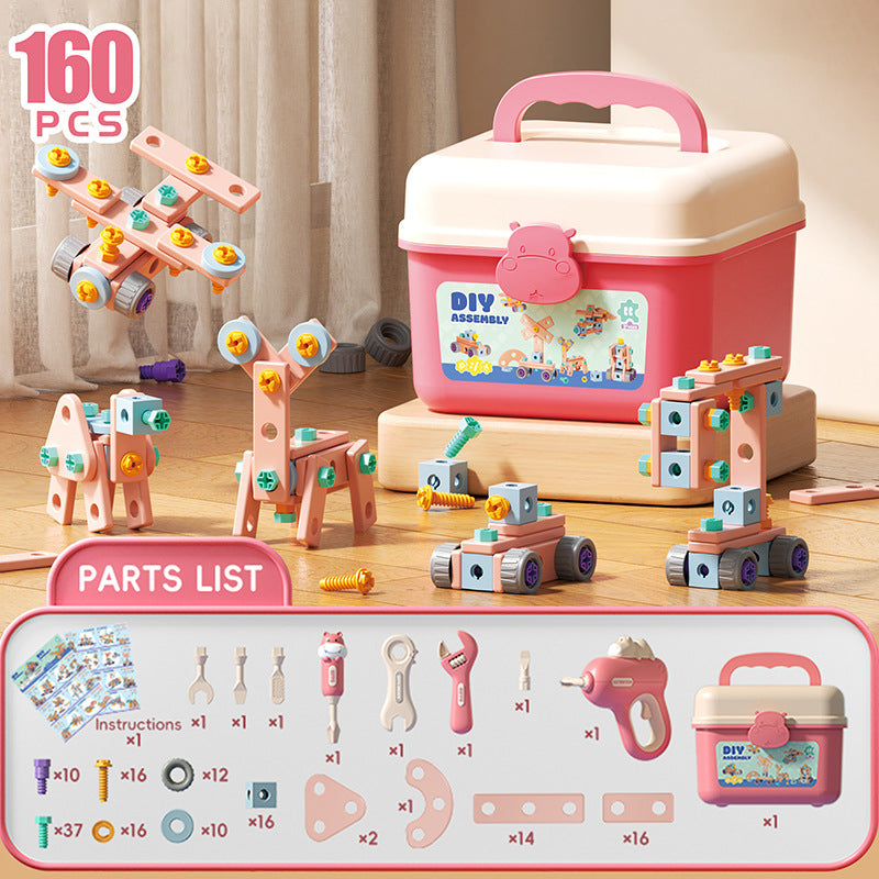 Kids Tool Box Building Toy with Electric Drill