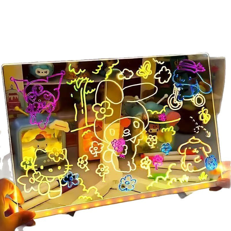 Glow Drawing Board for Kids with Stand
