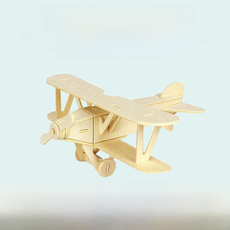 Wooden Aircraft Model Kit – Plane, Helicopter & Boat