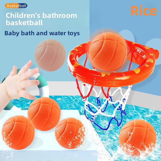 Bath Basketball Hoop with 3 Balls: Aim, Shoot and Count Your Baskets