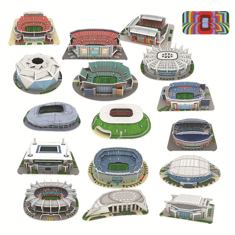 3D Stadium Puzzle Model for Kids