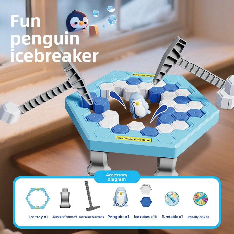 Penguin Ice-Breaking Game – Size & Wall Options