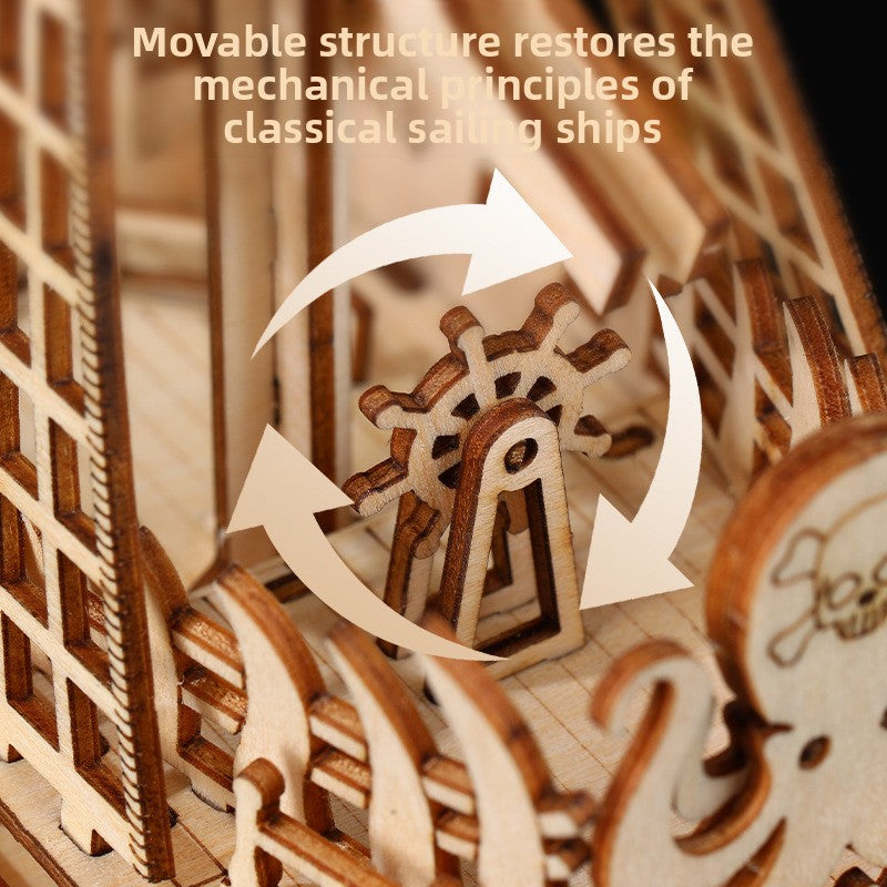 Wooden 3D Puzzle Toy for Kids