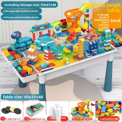 Large Building Block Table for Kids