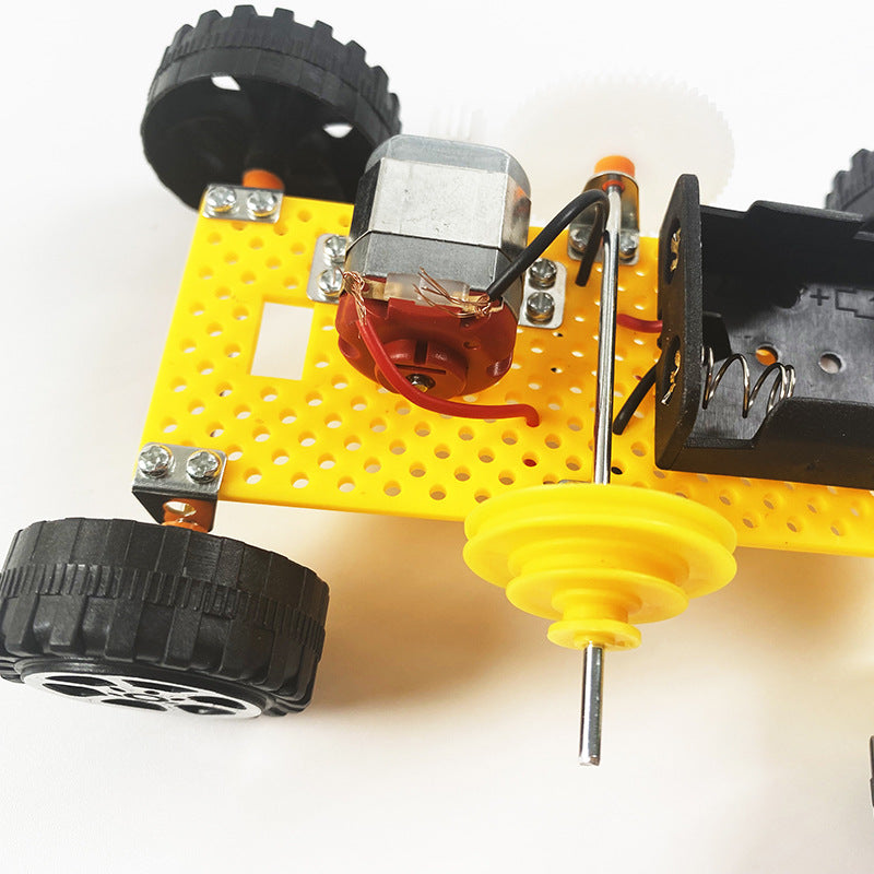 DIY Electric Gear Transmission Car Kit – 3-Speed STEM Model