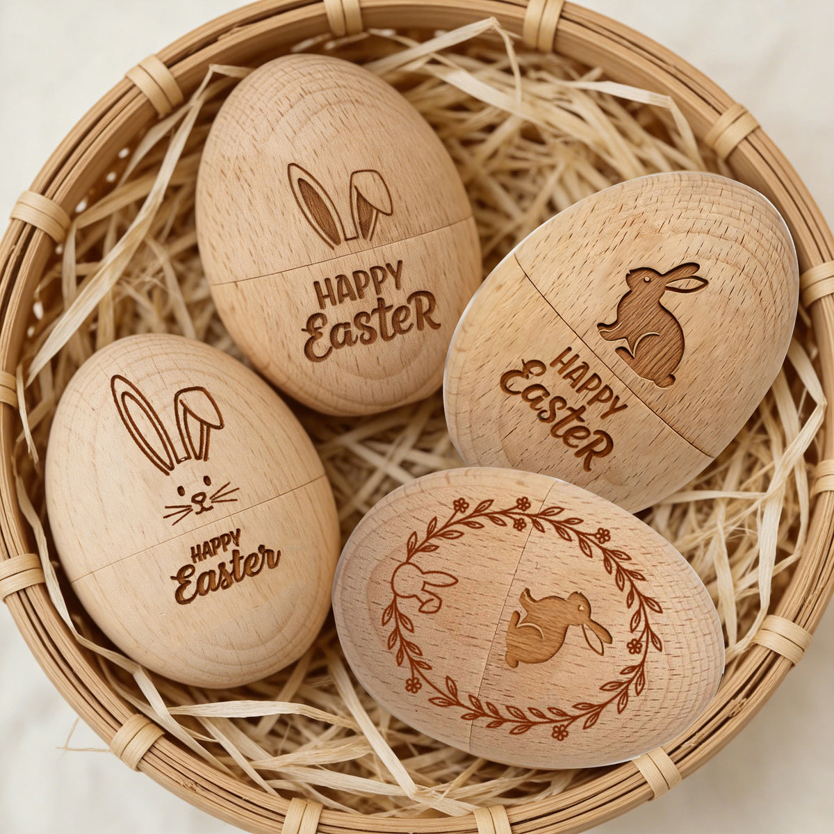 Wooden Easter Egg Craft for Kids