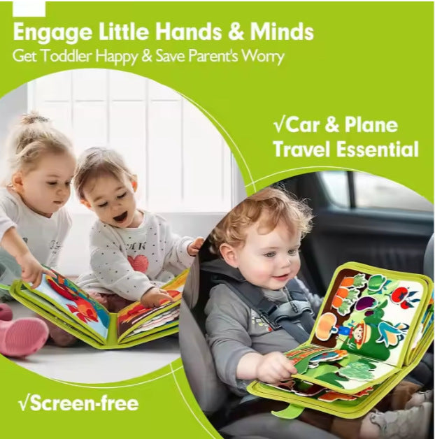 3D Farm Animal Cloth Book for Toddlers