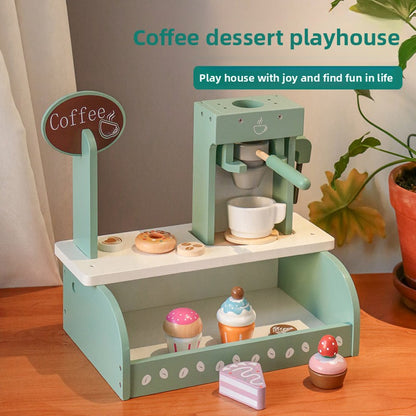 Wooden Tea Set Kitchen Pretend Play Toy