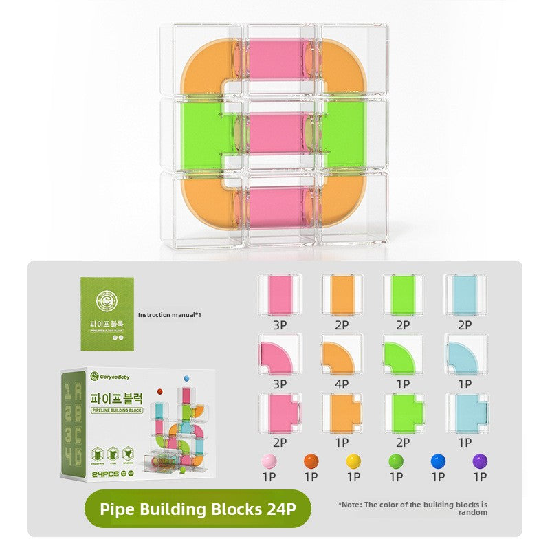 Creative Pipe Building Blocks – 24 or 36 Pieces