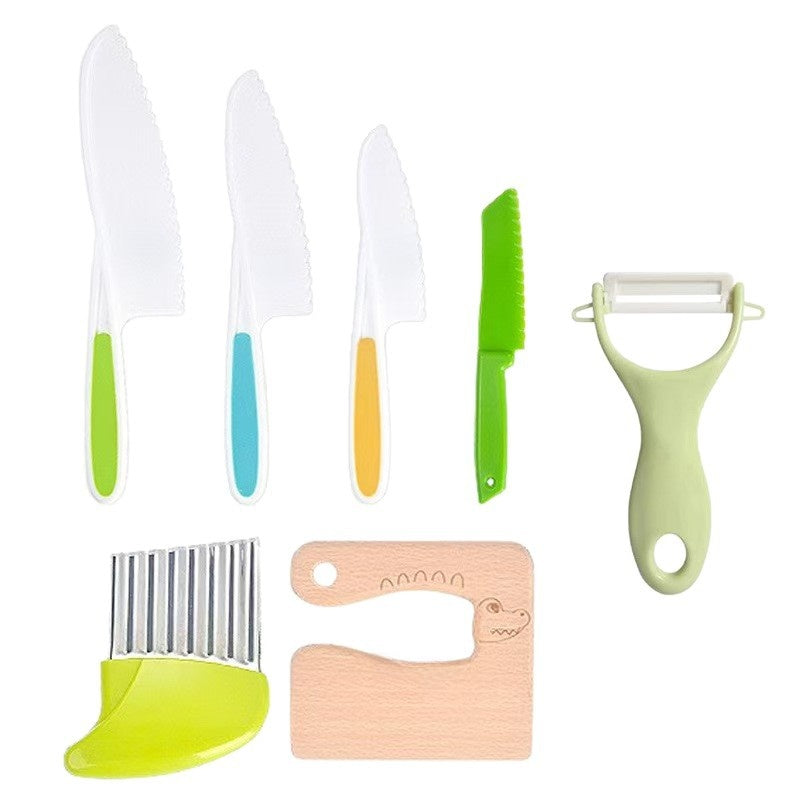 Kids Plastic Kitchen Knife Toy Set