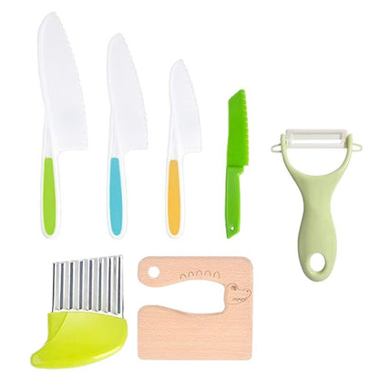 Kids Plastic Kitchen Knife Toy Set