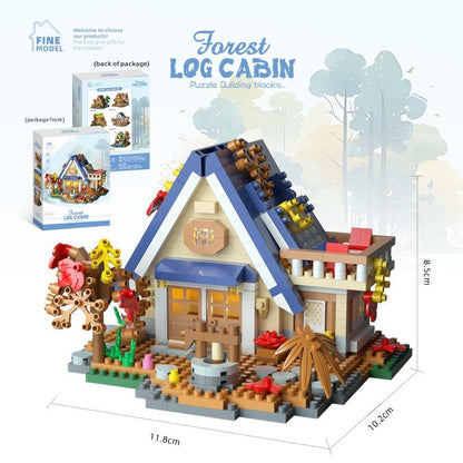 Mini City Street Building Blocks Set Dream treehouse 715 pellets