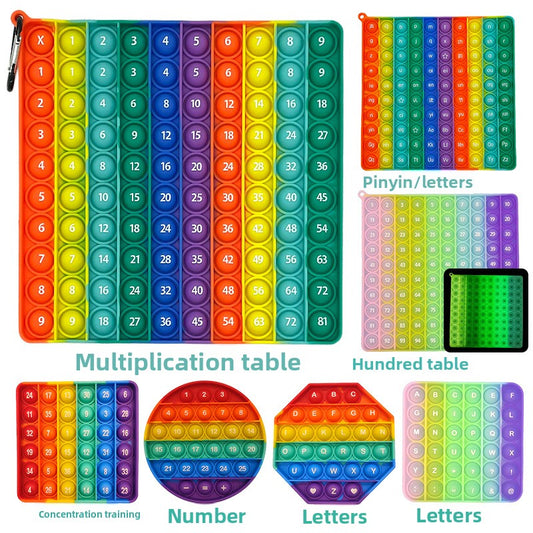 Silicone Letter & Number Pop Boards – Learning Options