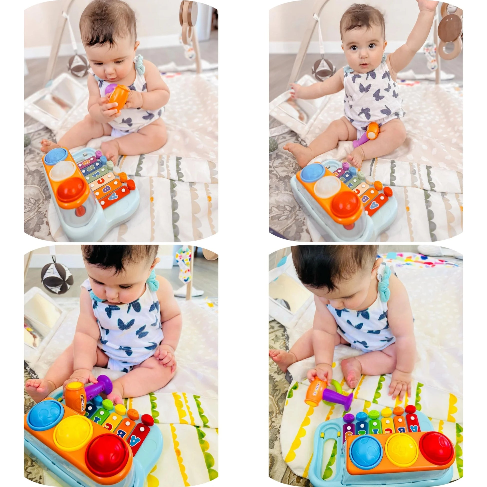 Xylophone for Toddlers 1-3, Baby Toys for 12-24 Months, Pound a Ball Toys for Toddler, Musical Pounding Toy for 1 Year Old, Birthday Gifts for Boy & Girl Ages 1 2 3