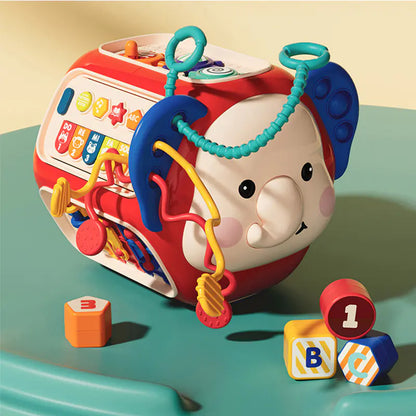 Explore & Engage: Multifunctional Cartoon Educational Octahedron Toy! 🌟🎶