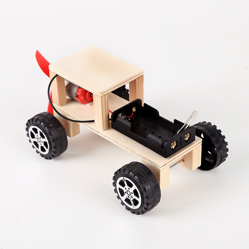 DIY Wind-Powered Car Kit for Kids – STEM Engineering Toy