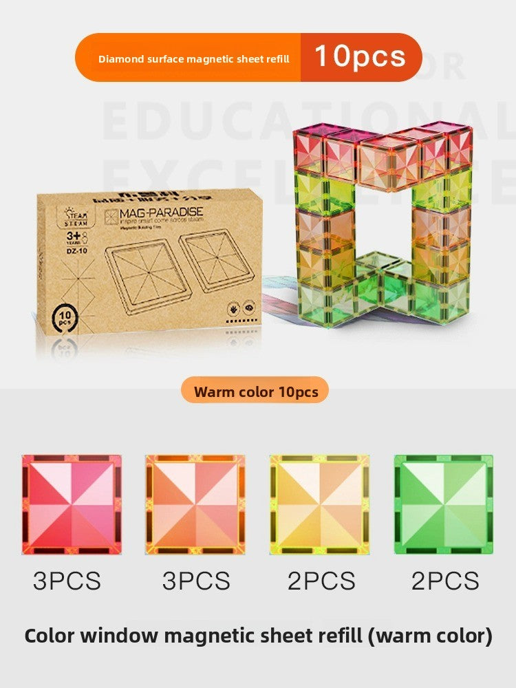 Sparkle Tile Building Set 10pcs WarmColor Refill