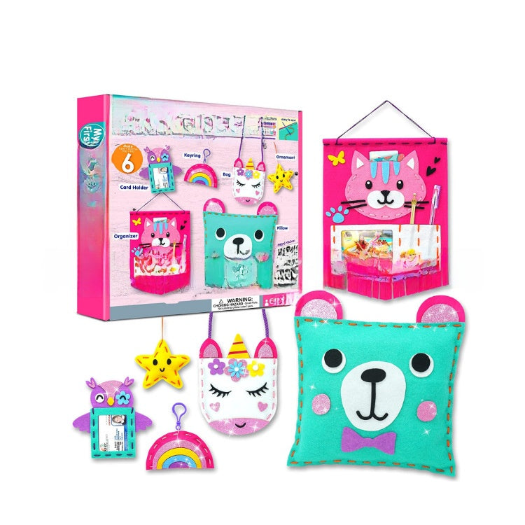 Felt Sewing Kit for Kids – Animal Craft Projects