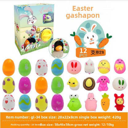 Easter Puzzle Egg Toy Set for Kids