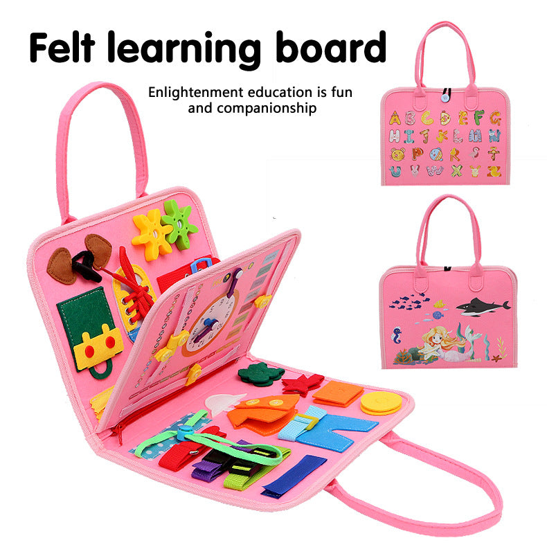 Felt Learning Board for Early Education