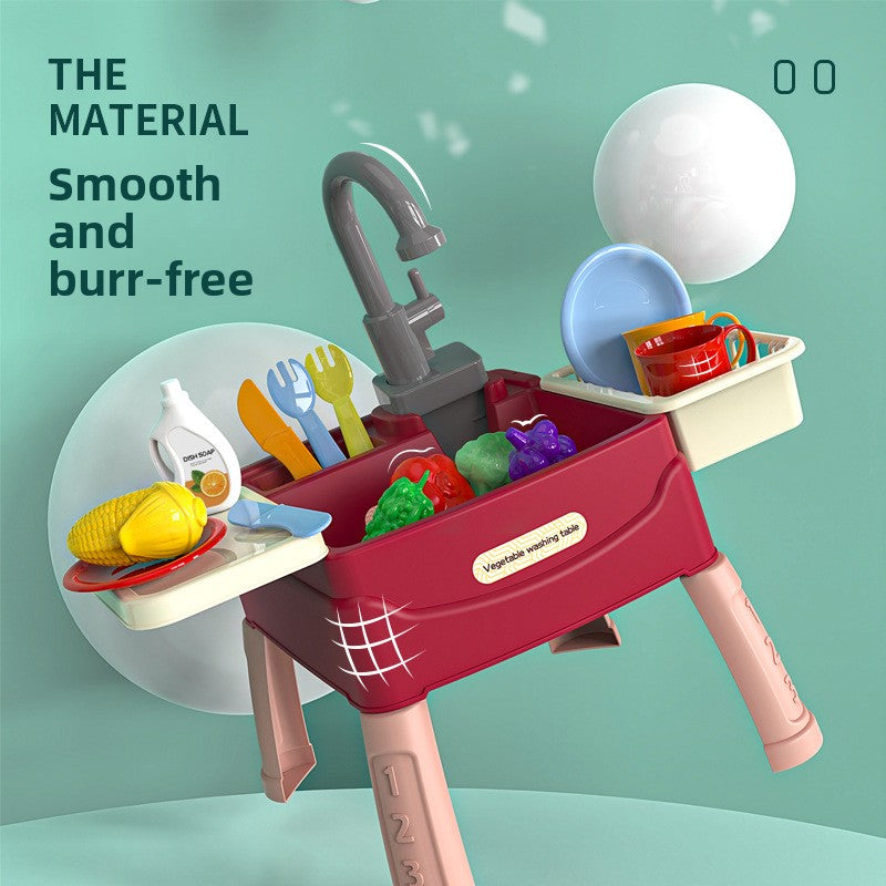 Kids Dishwasher Pretend Play Set