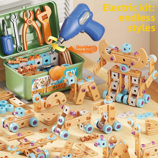 Kids’ Electric Drill and Building Tool Set