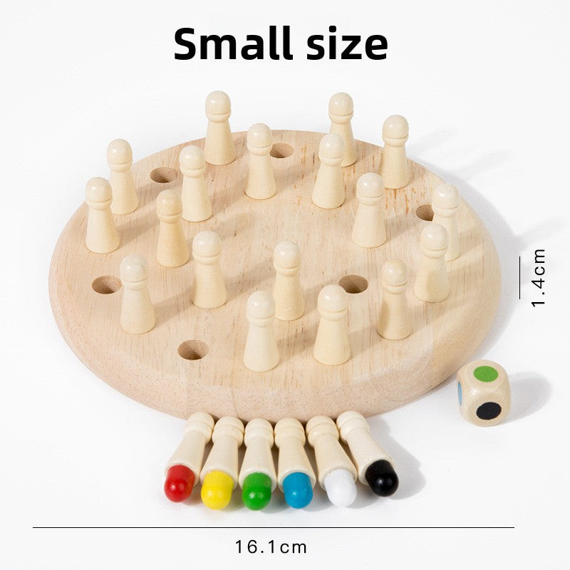 Wooden Memory Chess Game – Small & Large Options