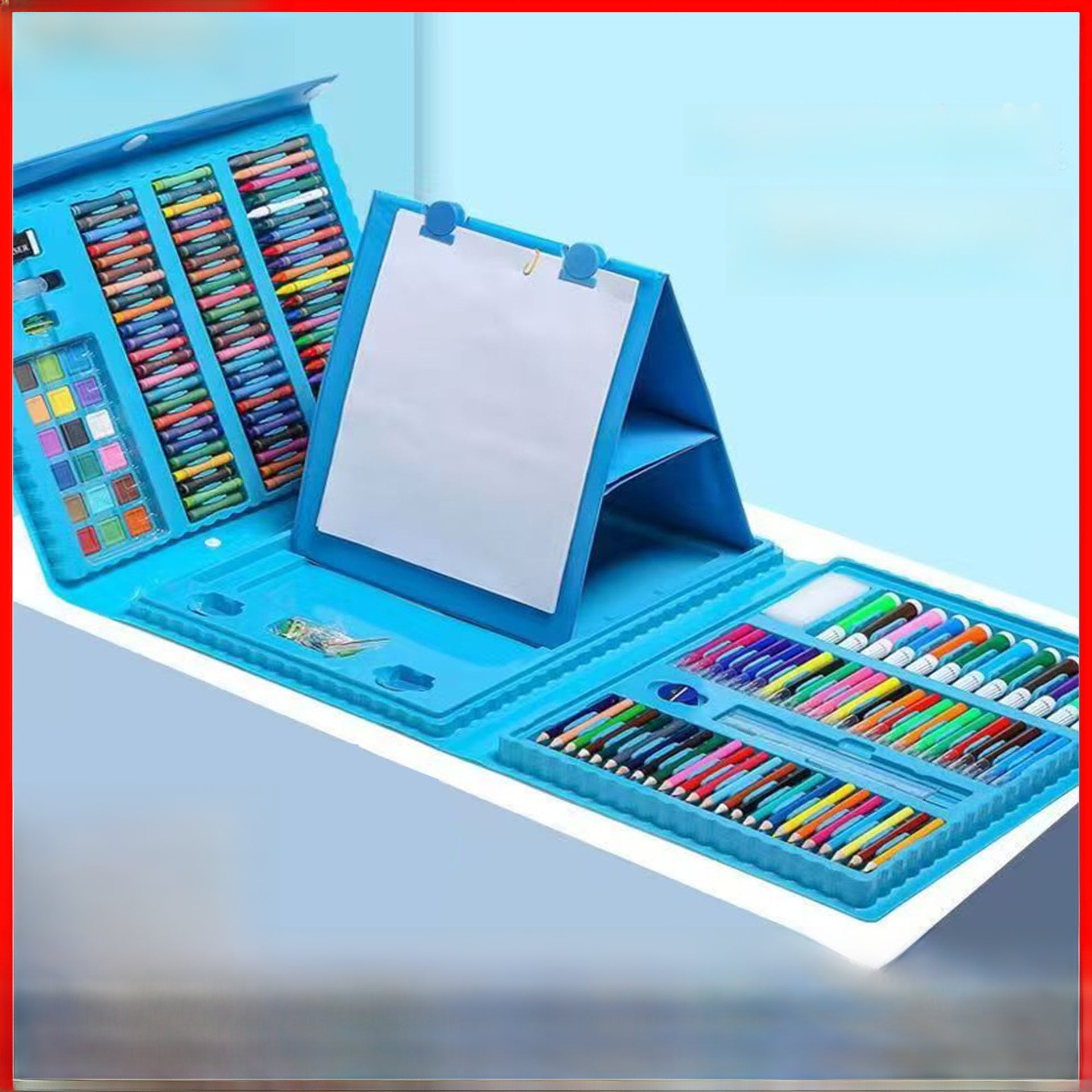 208-Piece Kids Art Set with Sketchpad