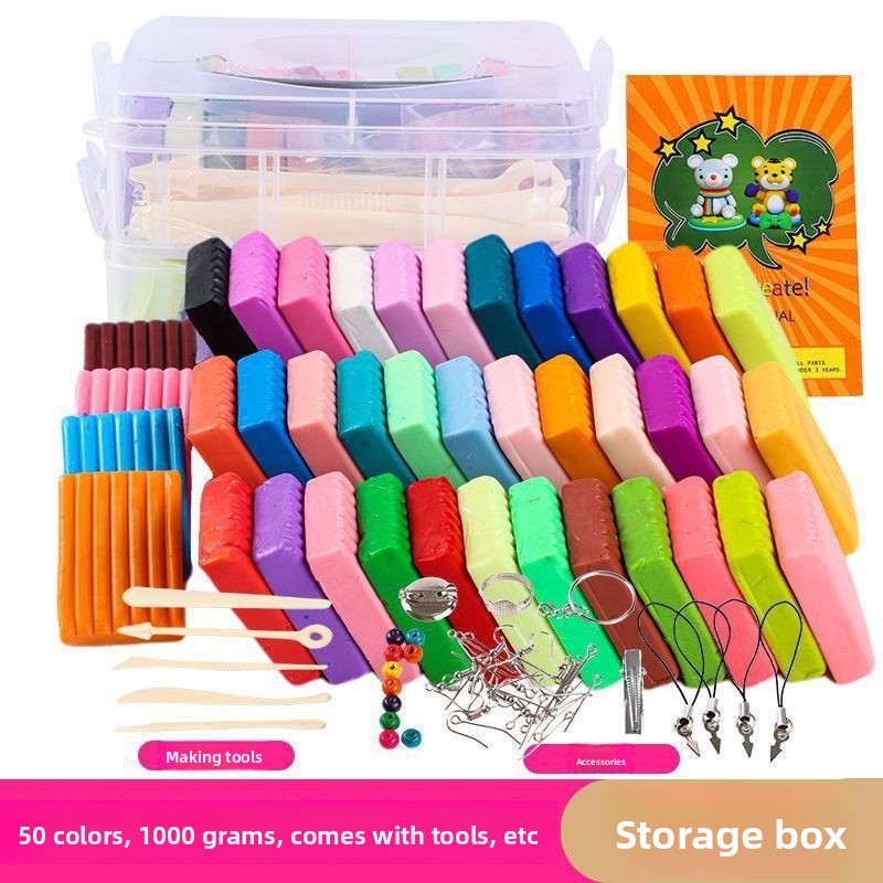 Soft Modeling Clay Set with Color Options