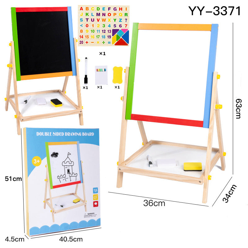 Double-Sided Drawing Board for Kids