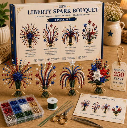 3D Beaded Craft Kit – Animal, Flower & Character Options