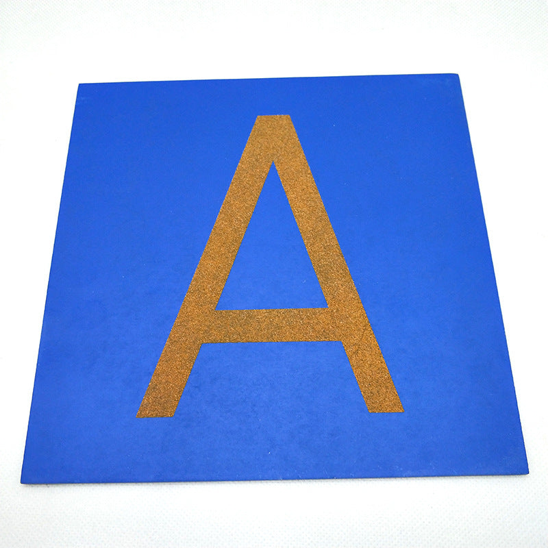 Montessori Uppercase Sandpaper Letters – Wooden Set