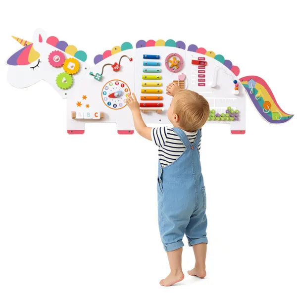11-in-1 Dinosaur Activity Wall Busy Board