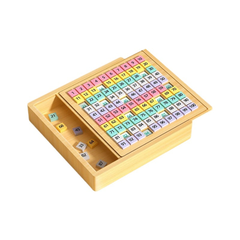 Montessori Hundred Board for Kids