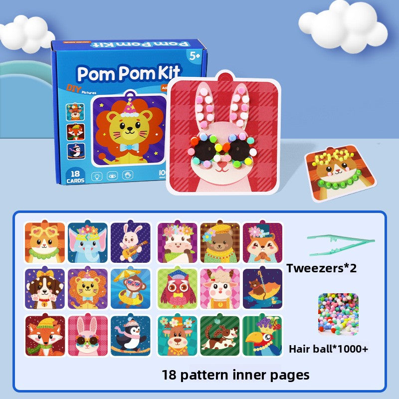 Pom-Pom Art Craft Kit for Kids