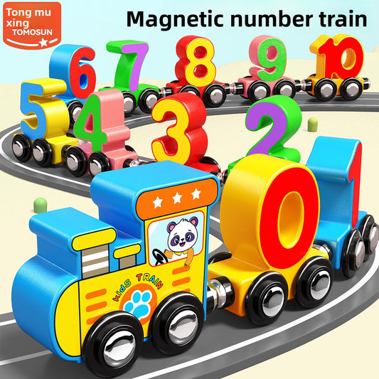 Magnetic Number Train Toy for Kids