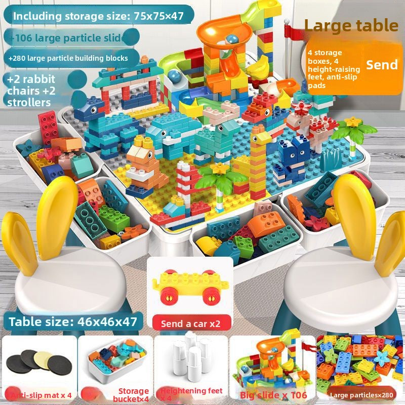 Large Building Block Table for Kids